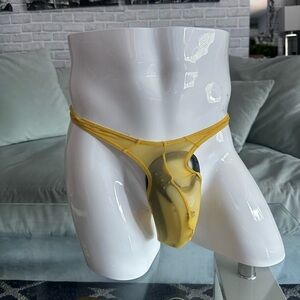 Men’s see-through thong underwear